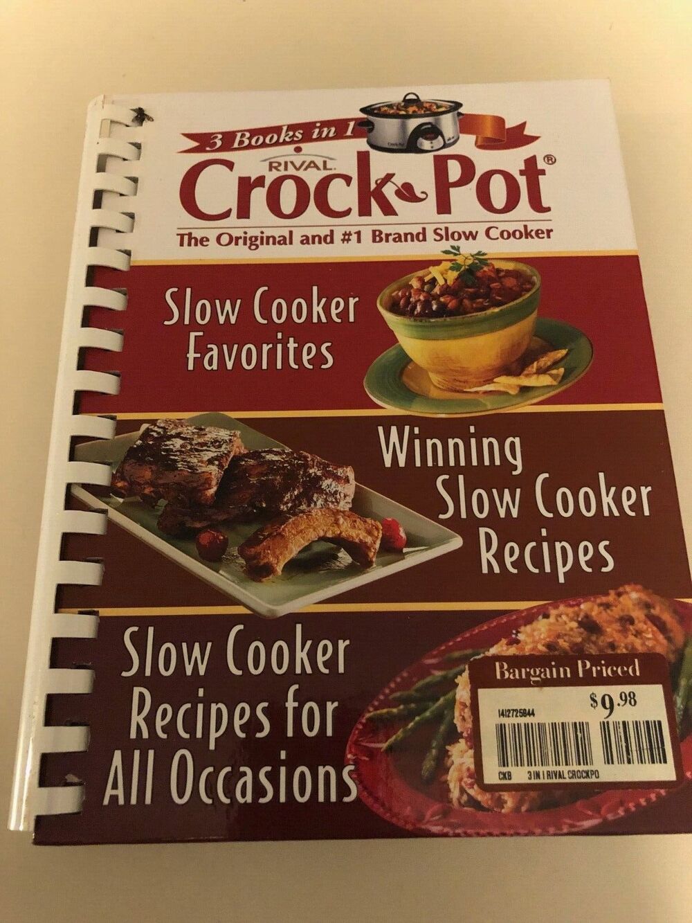 3 Books in 1: Rival‎ Crock Pot-Slow Cooker Favorites; Winning Slow Cooker